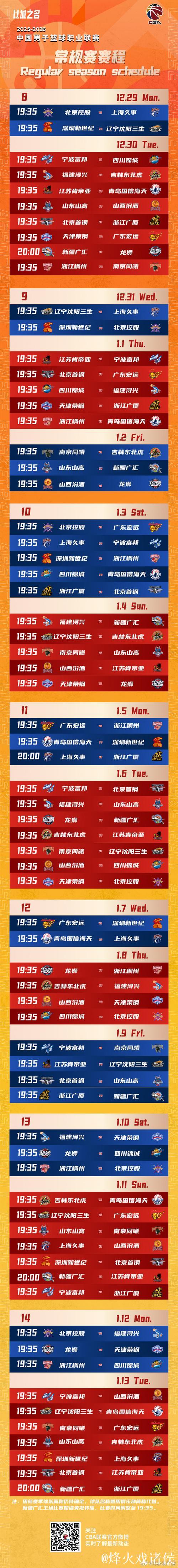 20251212 CBA新赛季即将揭幕